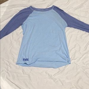 PINK long sleeve sleep shirt.